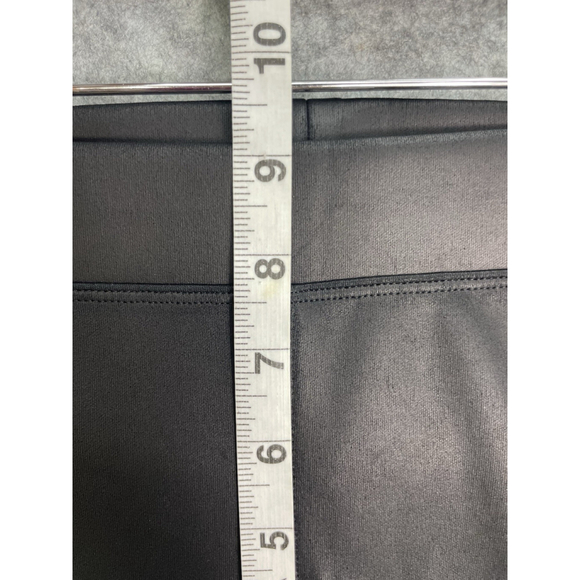 Express Faux Leather Women's Black Leggings Pants Size Medium Stretch Edgy - Picture 6 of 9